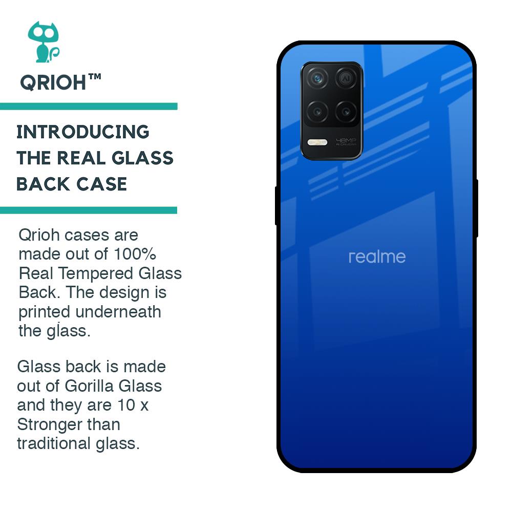 Egyptian Blue Glass Case for Realme 8 5G