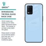 Pastel Sky Blue Glass Case for Realme 8 5G