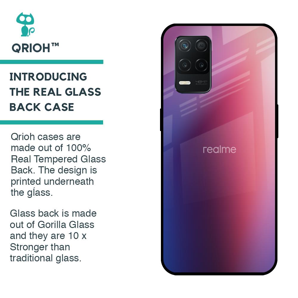 Multi Shaded Gradient Glass Case for Realme 8 5G