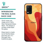 Magma Color Pattern Glass Case for Realme 8 5G