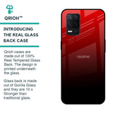 Maroon Faded Glass Case for Realme 8 5G