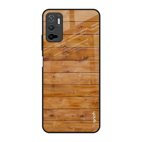 Timberwood Poco M3 Pro Glass Back Cover Online