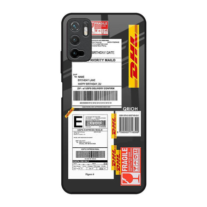 Cool Barcode Label Poco M3 Pro Glass Back Cover Online