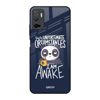 Struggling Panda Poco M3 Pro Glass Back Cover Online