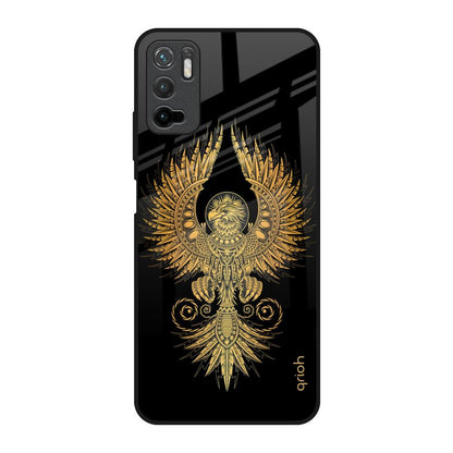 Mythical Phoenix Art Poco M3 Pro Glass Back Cover Online