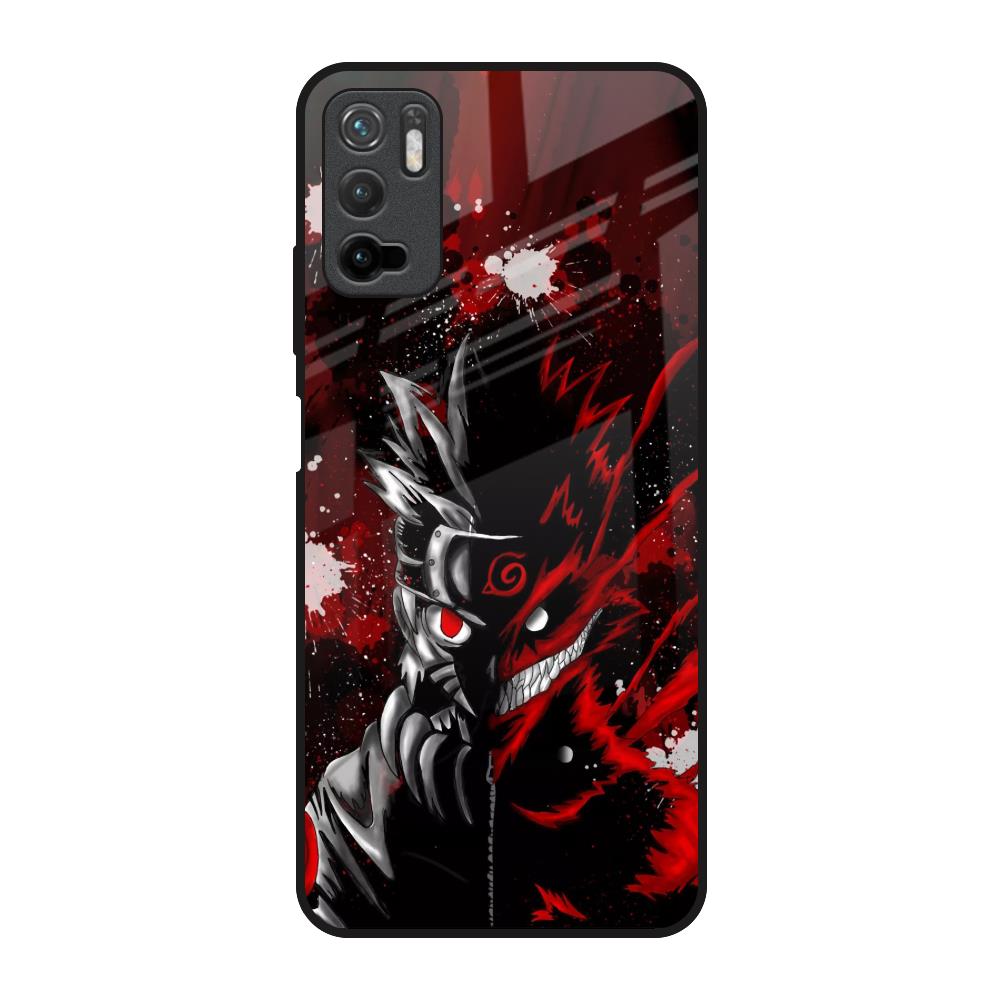 Dark Character Poco M3 Pro Glass Back Cover Online
