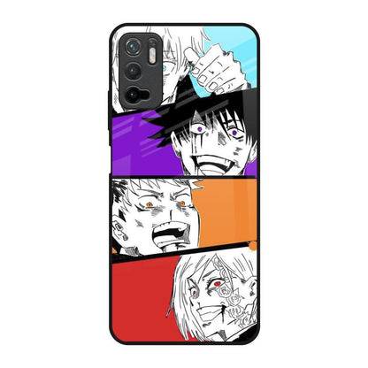 Anime Sketch Poco M3 Pro Glass Back Cover Online