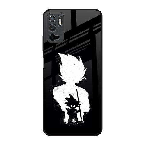 Monochrome Goku Poco M3 Pro Glass Back Cover Online