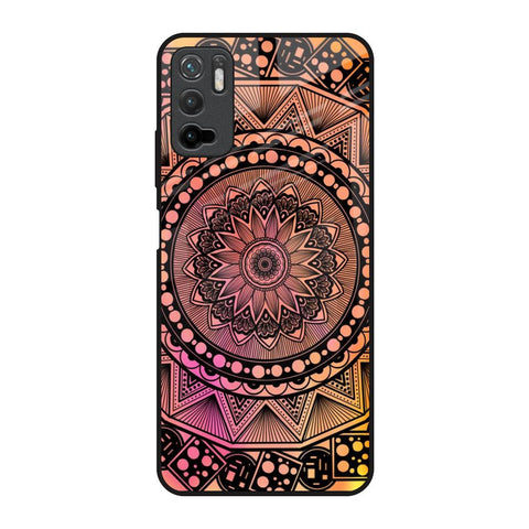 Floral Mandala Poco M3 Pro Glass Back Cover Online