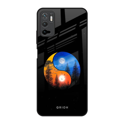 Yin Yang Balance Poco M3 Pro Glass Back Cover Online