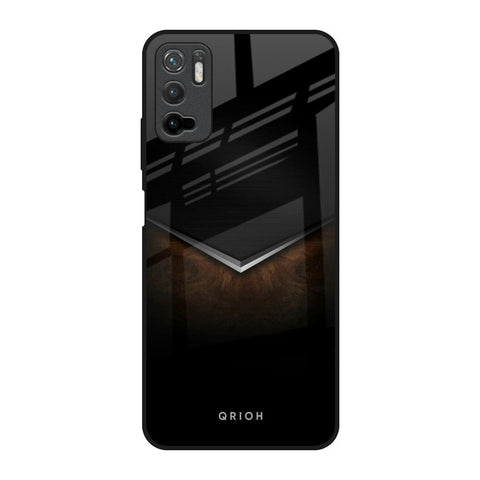 Dark Walnut Poco M3 Pro Glass Back Cover Online