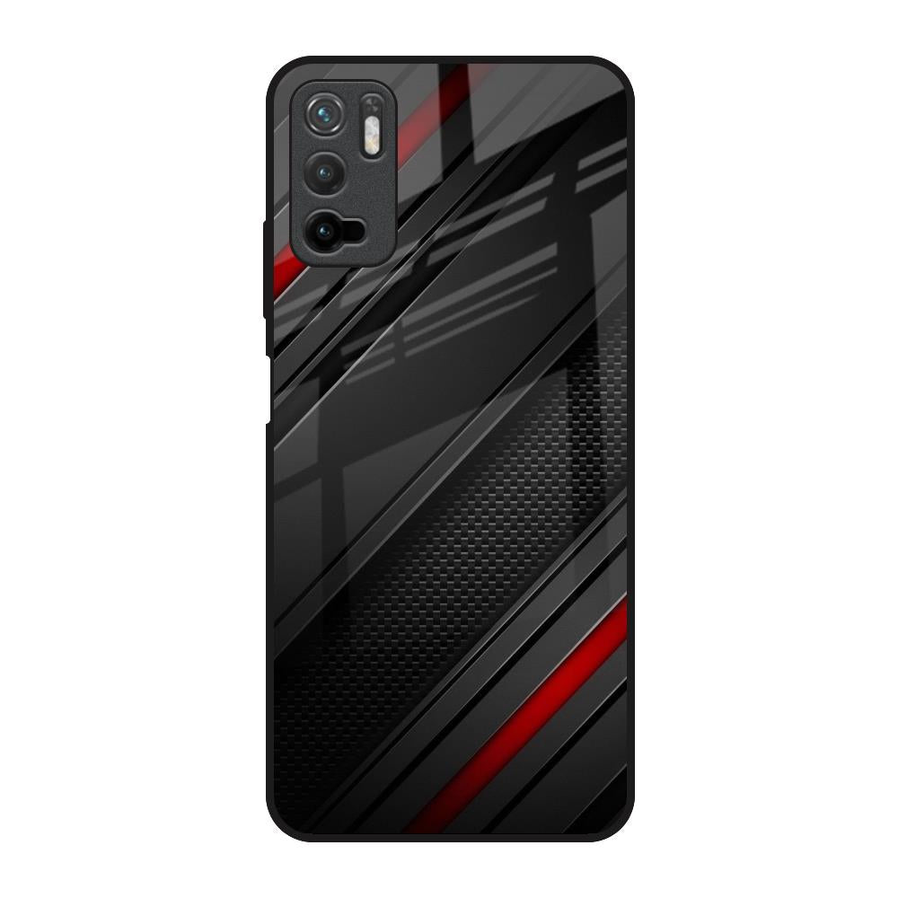 Modern Abstract Poco M3 Pro Glass Back Cover Online