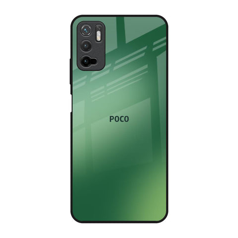 Green Grunge Texture Poco M3 Pro Glass Back Cover Online