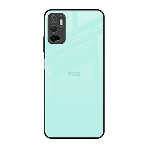 Teal Poco M3 Pro Glass Back Cover Online