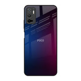 Mix Gradient Shade Poco M3 Pro Glass Back Cover Online