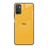 Fluorescent Yellow Poco M3 Pro Glass Back Cover Online