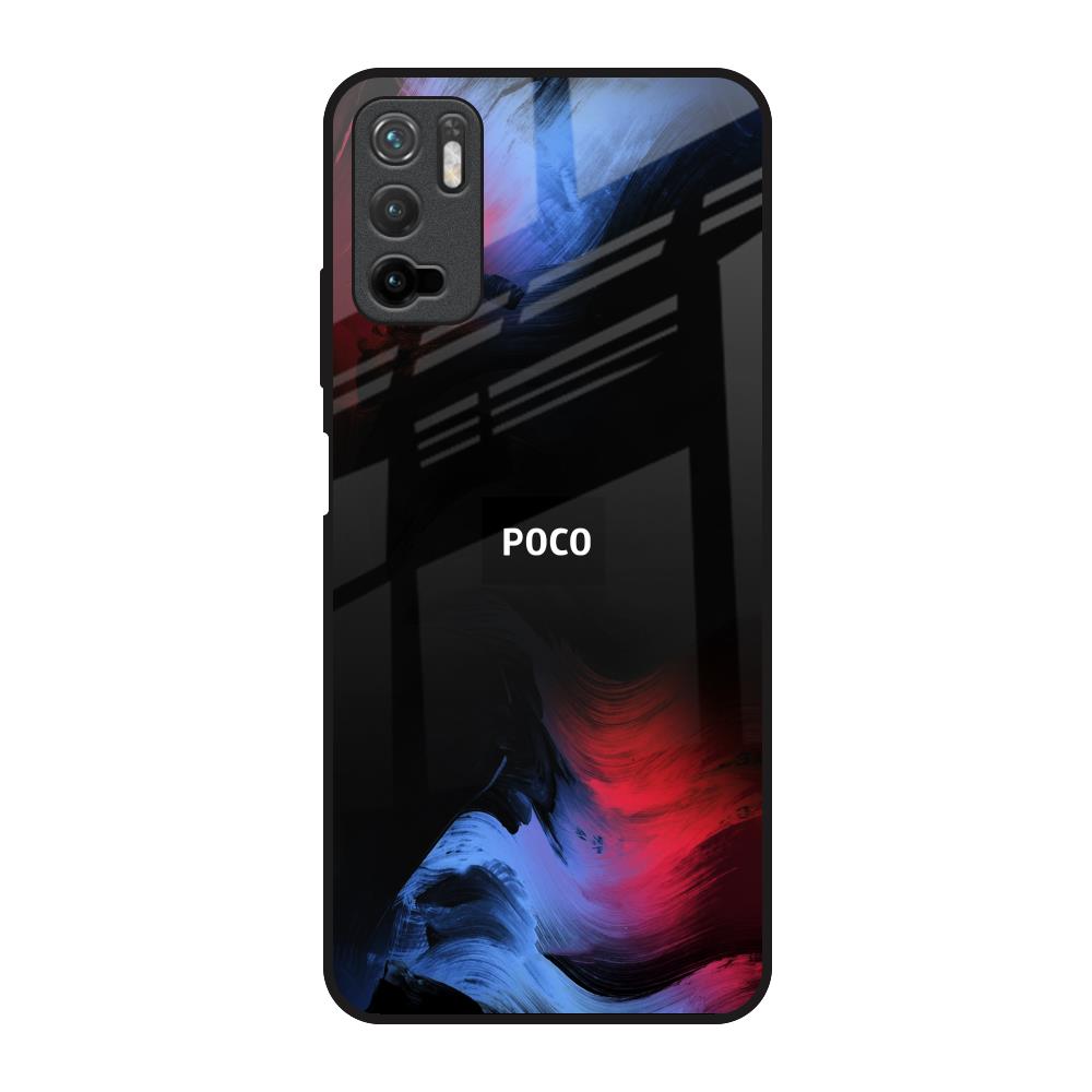 Fine Art Wave Poco M3 Pro Glass Back Cover Online
