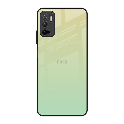 Mint Green Gradient Poco M3 Pro Glass Back Cover Online