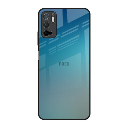 Sea Theme Gradient Poco M3 Pro Glass Back Cover Online