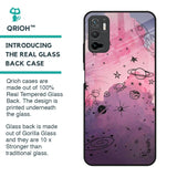 Space Doodles Glass Case for Poco M3 Pro