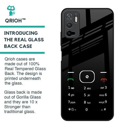 Classic Keypad Pattern Glass Case for Poco M3 Pro