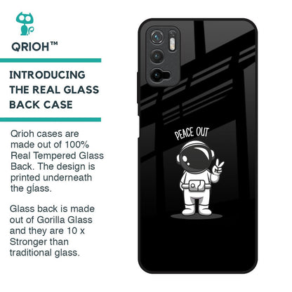 Peace Out Astro Glass Case for Poco M3 Pro