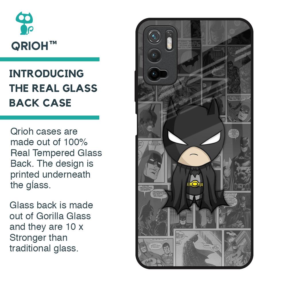 Cartoon Art Glass Case for Poco M3 Pro