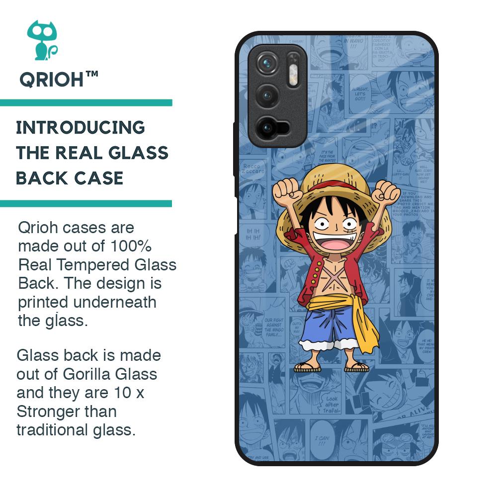 Chubby Anime Glass Case for Poco M3 Pro