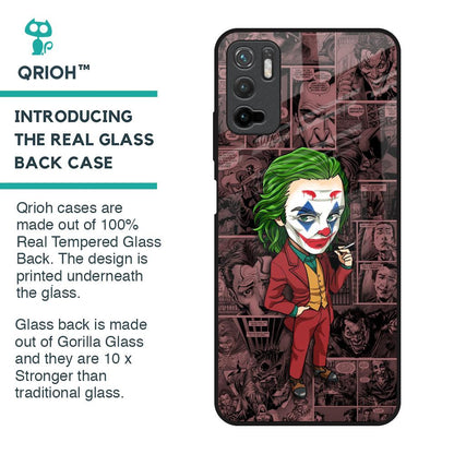 Joker Cartoon Glass Case for Poco M3 Pro