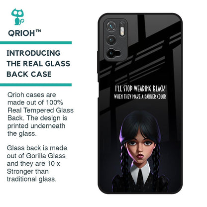 Aesthetic Digital Art Glass Case for Poco M3 Pro