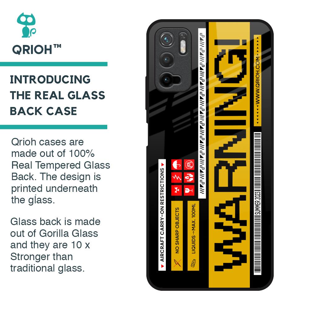 Aircraft Warning Glass Case for Poco M3 Pro
