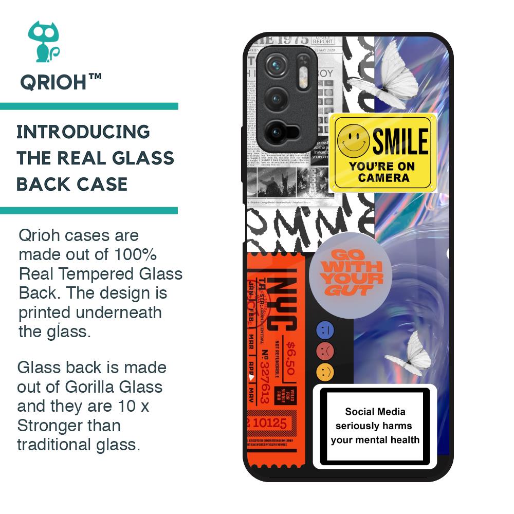 Smile for Camera Glass Case for Poco M3 Pro