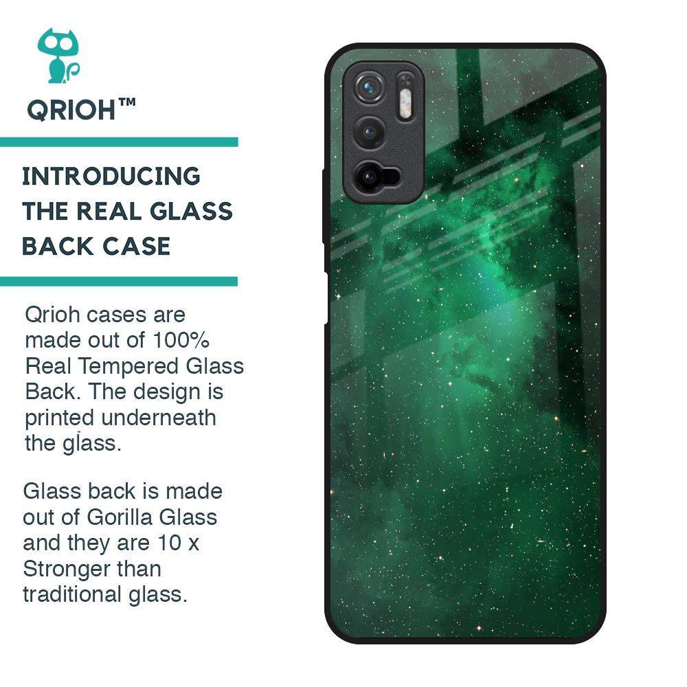 Emerald Firefly Glass Case For Poco M3 Pro