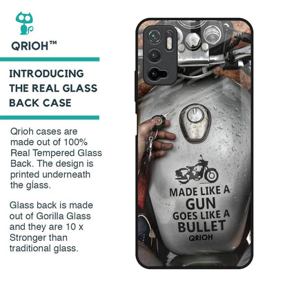 Royal Bike Glass Case for Poco M3 Pro