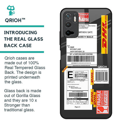 Cool Barcode Label Glass Case For Poco M3 Pro