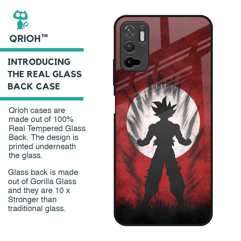 Japanese Animated Glass Case for Poco M3 Pro