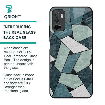Abstact Tiles Glass Case for Poco M3 Pro