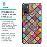 Multicolor Mandala Glass Case for Poco M3 Pro