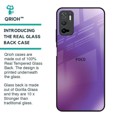 Ultraviolet Gradient Glass Case for Poco M3 Pro