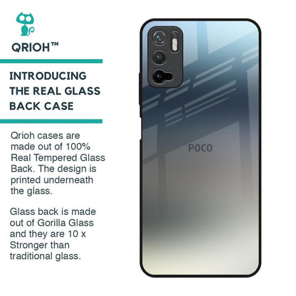 Tricolor Ombre Glass Case for Poco M3 Pro