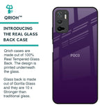 Dark Purple Glass Case for Poco M3 Pro