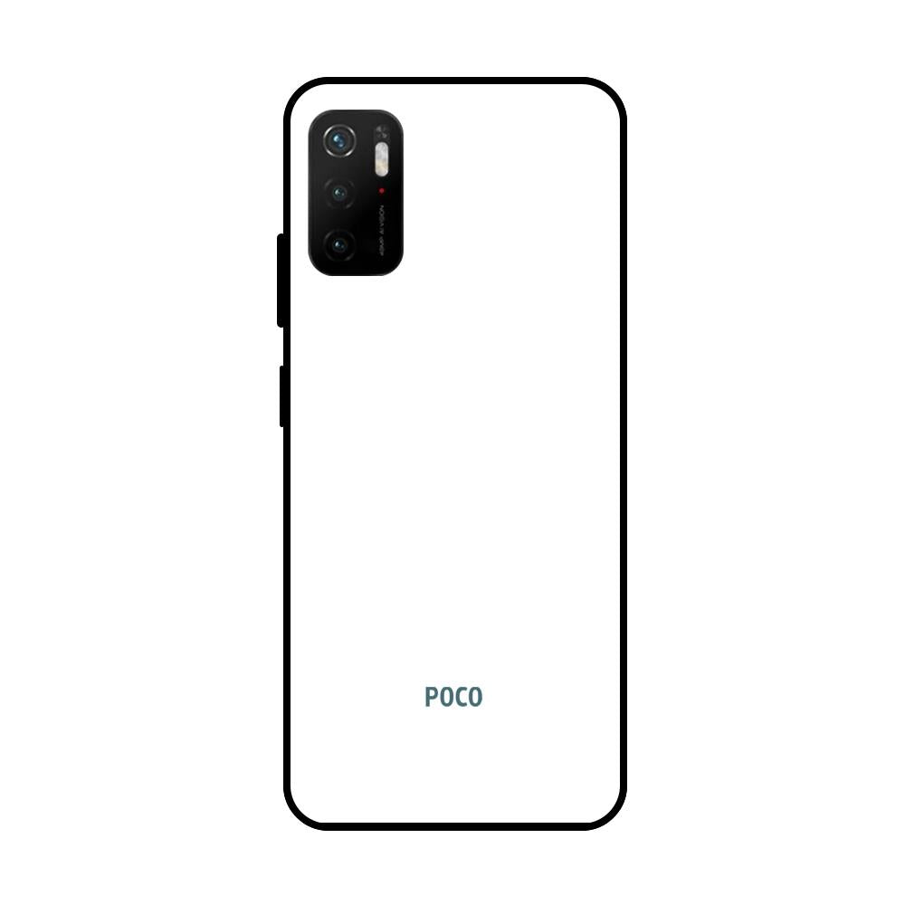Arctic White Poco M3 Pro Glass Cases & Covers Online