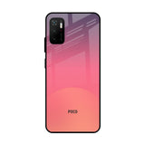Sunset Orange Poco M3 Pro Glass Cases & Covers Online