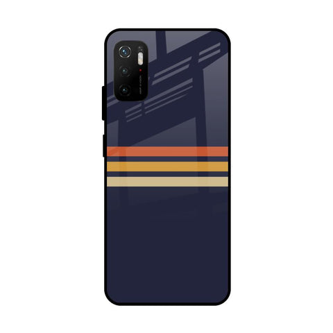 Tricolor Stripes Poco M3 Pro Glass Cases & Covers Online