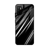 Black & Grey Gradient Poco M3 Pro Glass Cases & Covers Online