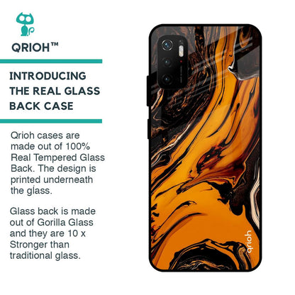 Secret Vapor Glass Case for Poco M3 Pro