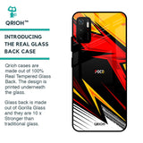 Race Jersey Pattern Glass Case For Poco M3 Pro