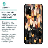 Bronze Abstract Glass Case for Poco M3 Pro