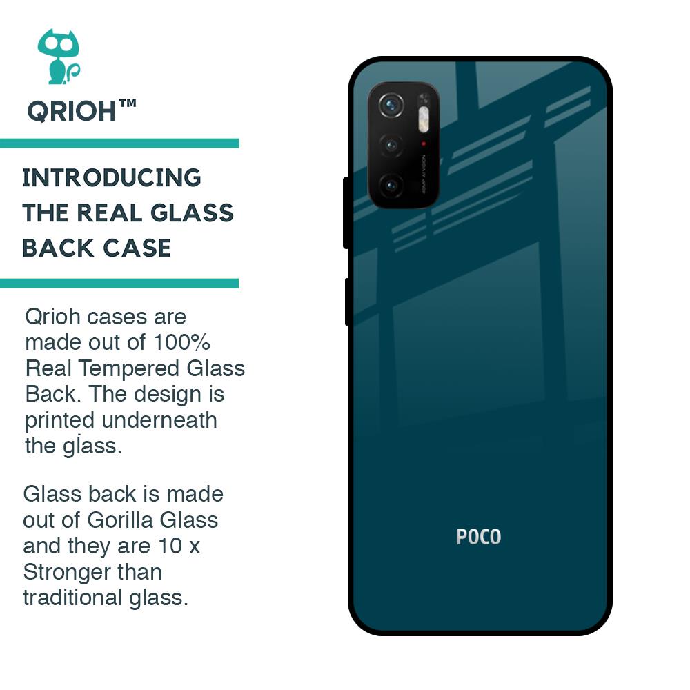 Emerald Glass Case for Poco M3 Pro