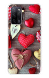 Valentine Hearts Oppo A53s Back Cover